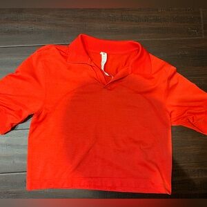 Lululemon Red Polo